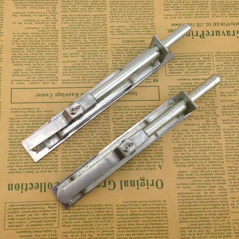 

1PCS Stainless Steel Door Bolt Double Opening Door Mother Door With Toothed Bolt Anti-theft Fireproof Door Accessories Hardware