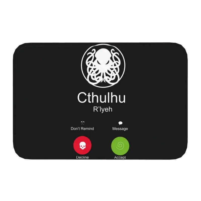 The Call Of Cthulhu Door Floor Bathroom Kitchen Mats Anti-Slip R'lyeh Octopus Doormat Bedroom Balcony Entrance Rug Carpet