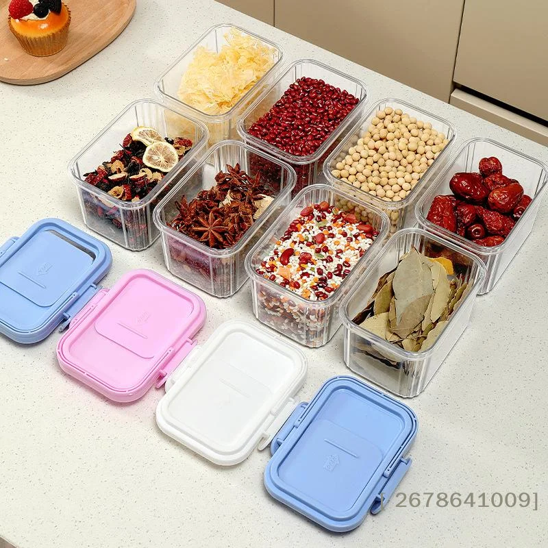 ⚑Airtight Plastic Food Storage Containers With Handle And Lids Leakproof Portable Snack Boxes For Picnic view 6
