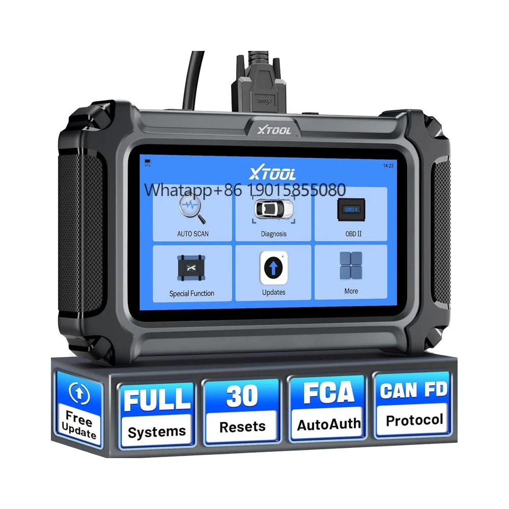 Outils de véhicule automobile XTOOL D6S Scanner outils de Diagnostic de Scanner automobile professionnel tous les appareils de Diagnostic de voiture avec FCA