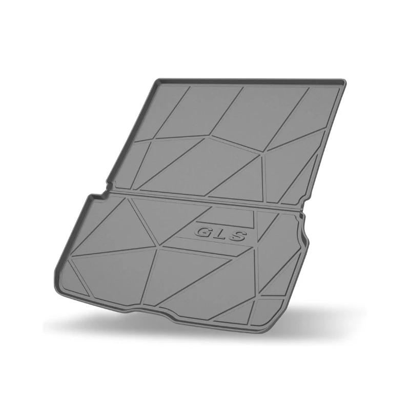 Car Trunk Mats For Mercedes-Benz GLS X167 2020~2026 5/7seat Car Width 2030mm TPE Cargo Liner Cover Storage Pads Auto Accessories 6