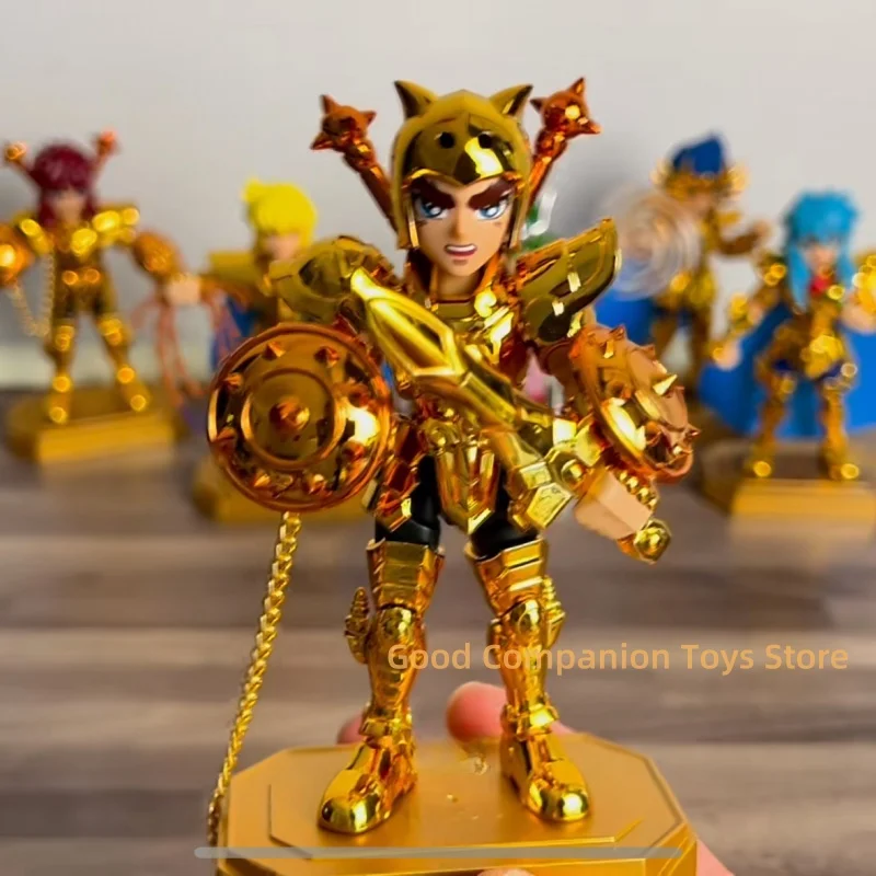 新作 カイユー 聖闘士星矢 ブロックマン 聖地伝 Vol.2 12星座 乙女座 天秤座 射手座 ブラインドボックス アクションフィギュア おもちゃ