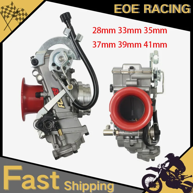 

FCR 28 31 33 35 37 39 41mm Carburetor For Keihin CRF450-650 S450 Husqvarna 450 KTM FS450 Flat Slide Carb ATV Quad Dirt Bike