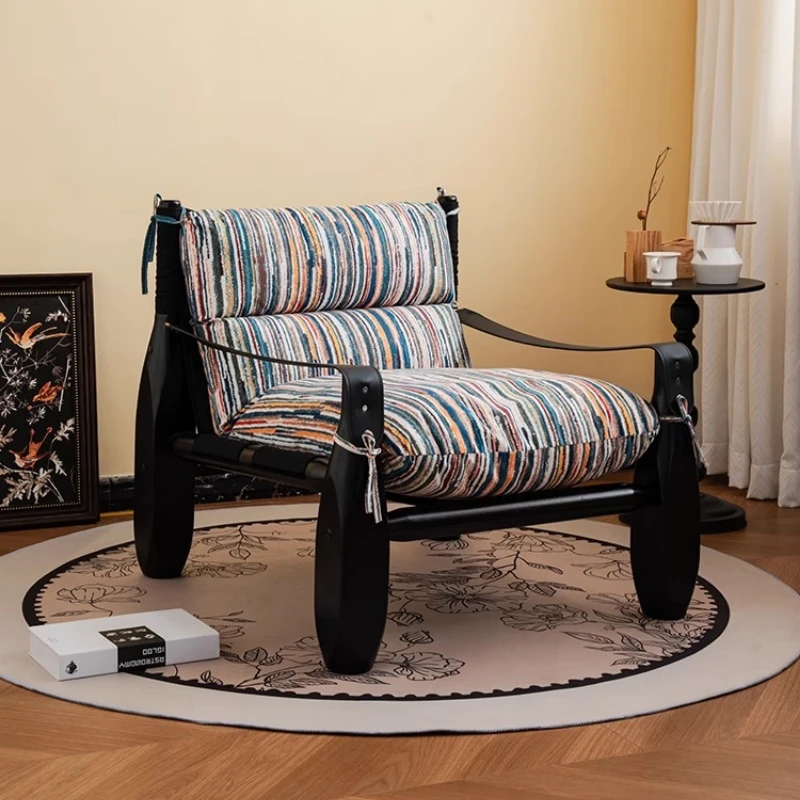 Sillas de salón para balcón arrodilladas, silla ergonómica ocasional para ordenador, tocador, muebles Sillon de madera cómodos profesionales