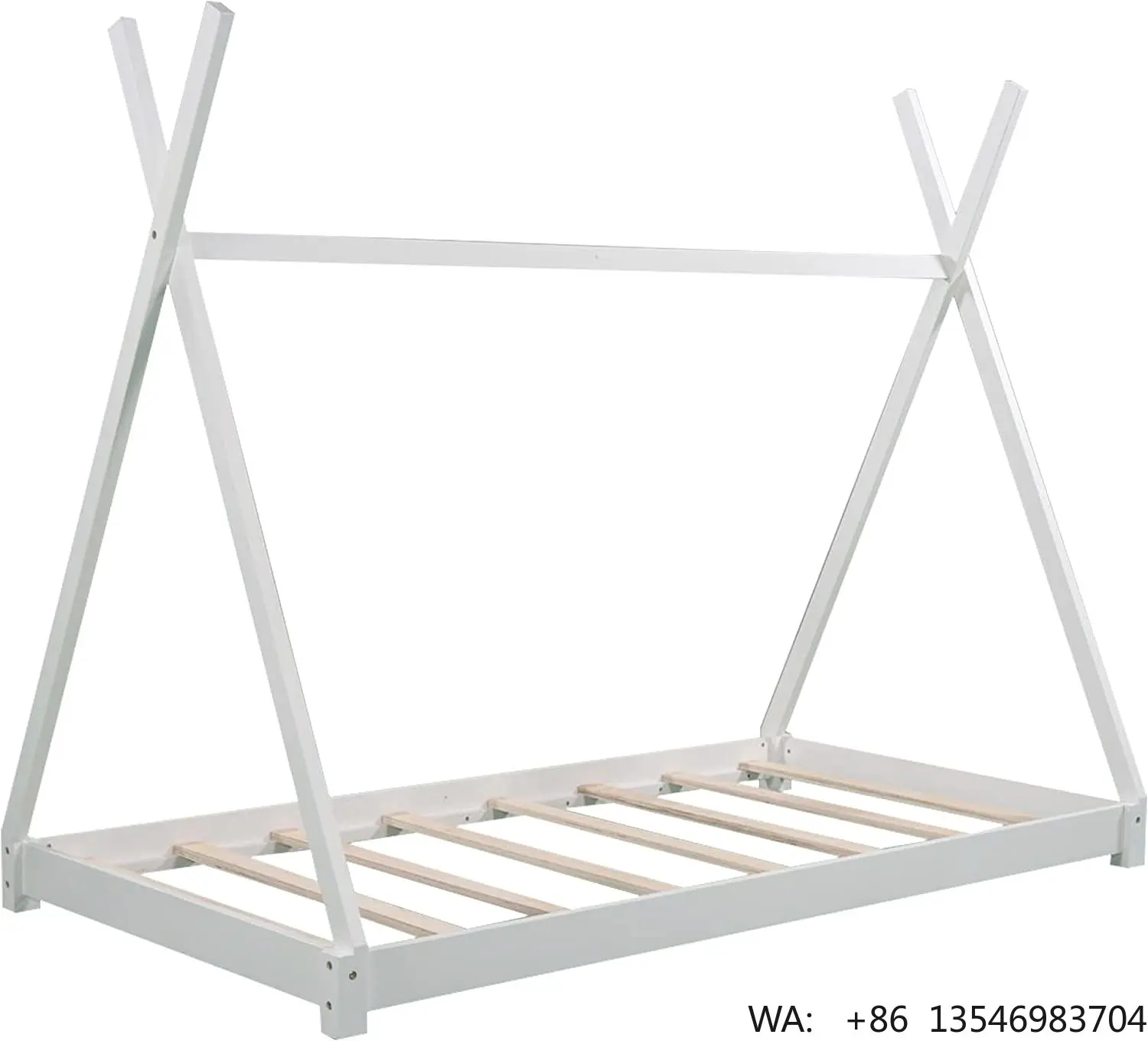 

High Quality Bamboo Playhouse Bed Floor Twin Bed Frame for Baby