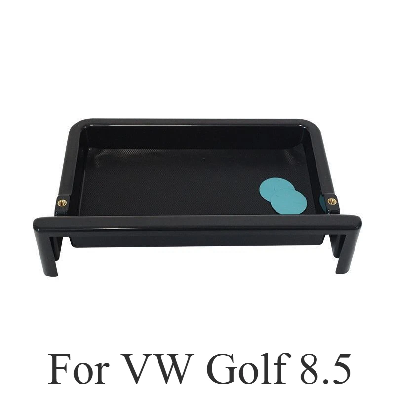 

For VW Golf 8.5 2025 2026 Screen Rear Storage Box with Phone Holder Practical In-Car Organizer Dashboard Accessories