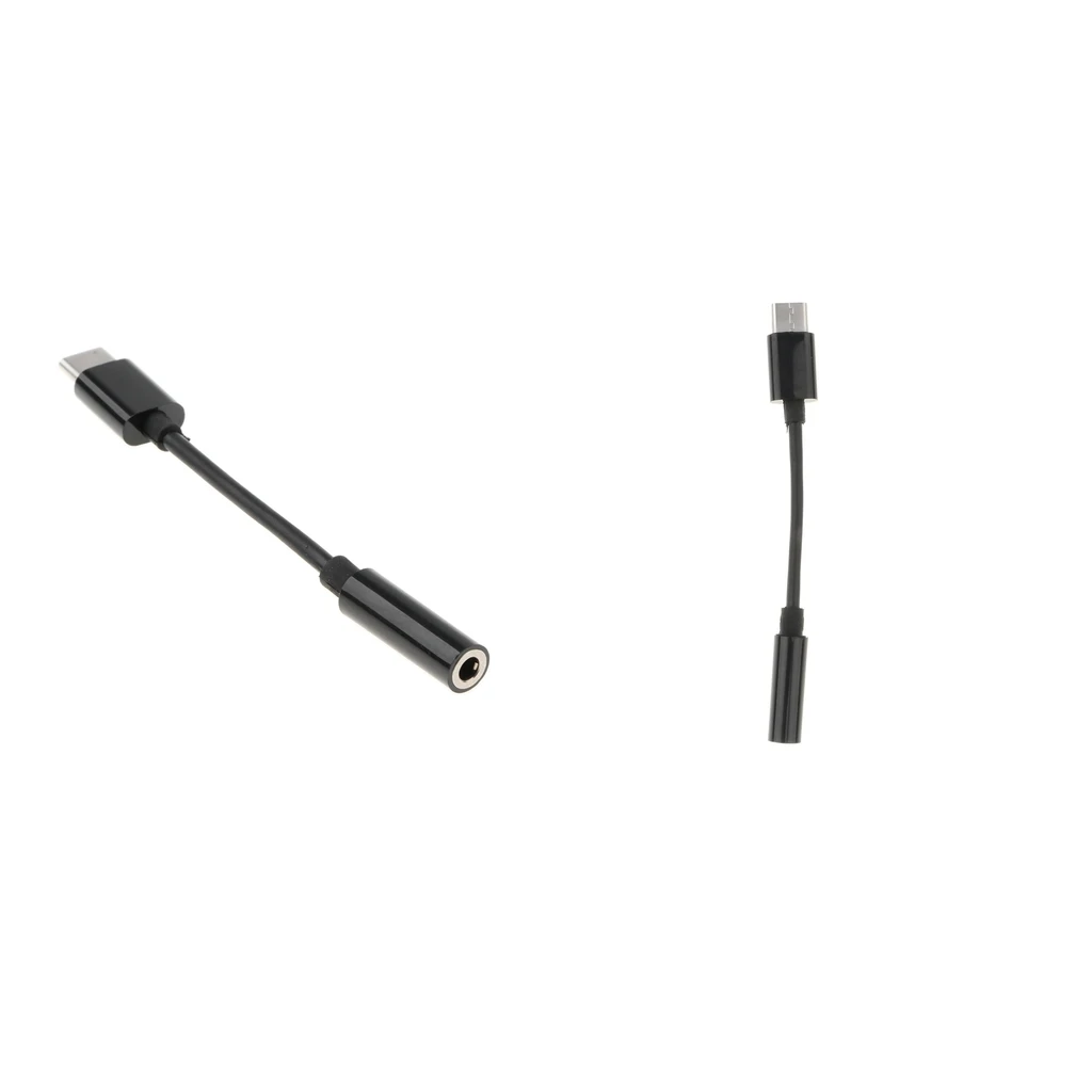 Type C Connector to 3.5mm Headphone Audio Adapter USB C AUX Jack Cable for Moto Z Nokia N1 Android Phones