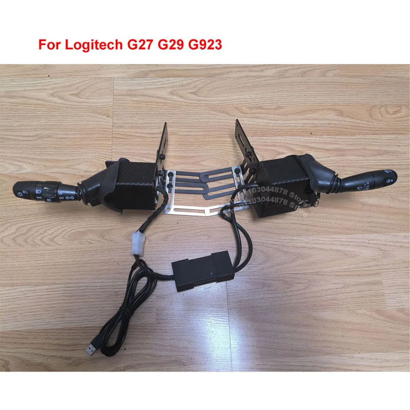 For Logitech G27 G29 G923 Racing Simulator Steering Wheel European And American Truck turn Signals Wipers Key Ignition Switch