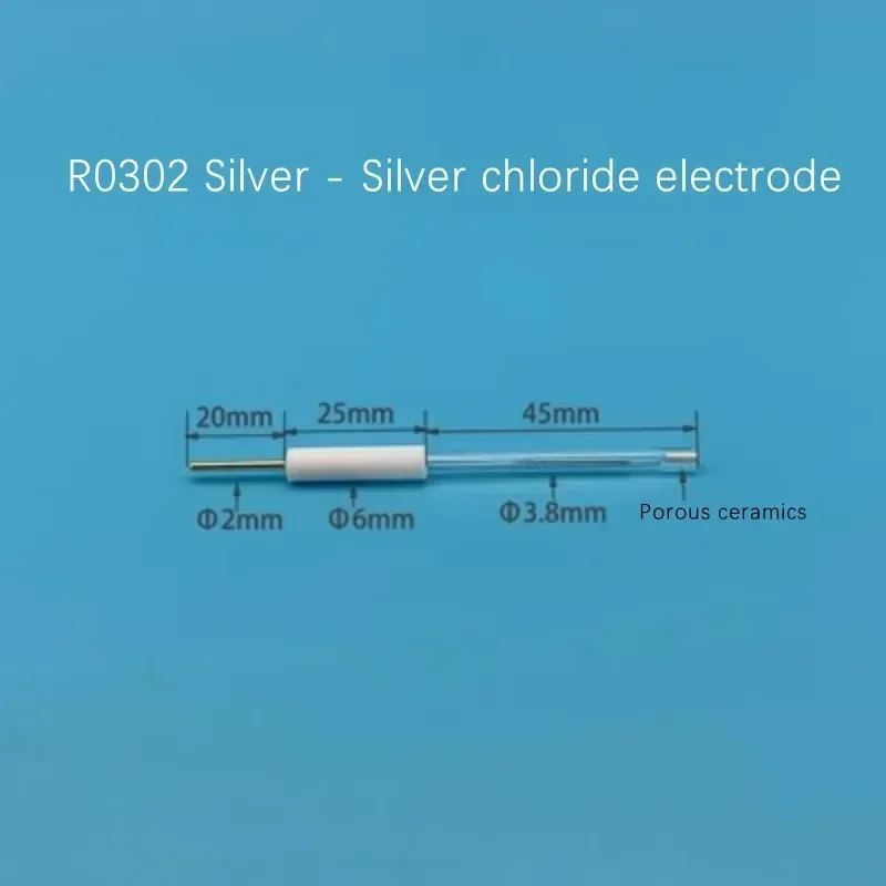 

Ag / AgCl reference electrode. R0302 / R0303 silver chloride electrode. Detachable silver chloride electrode