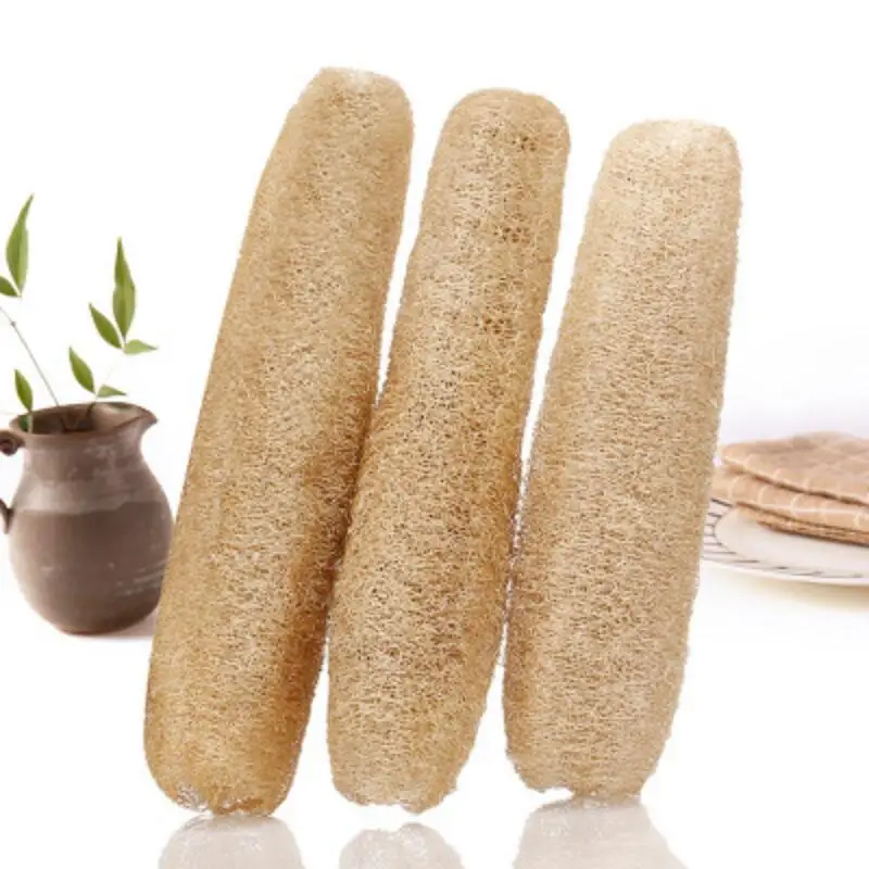 Natural Luffa Bath Sponges Pot Bowl Rag for Kitchroom Loofah Bath Shower Pot Bowl Sponge Bathroom Brushes