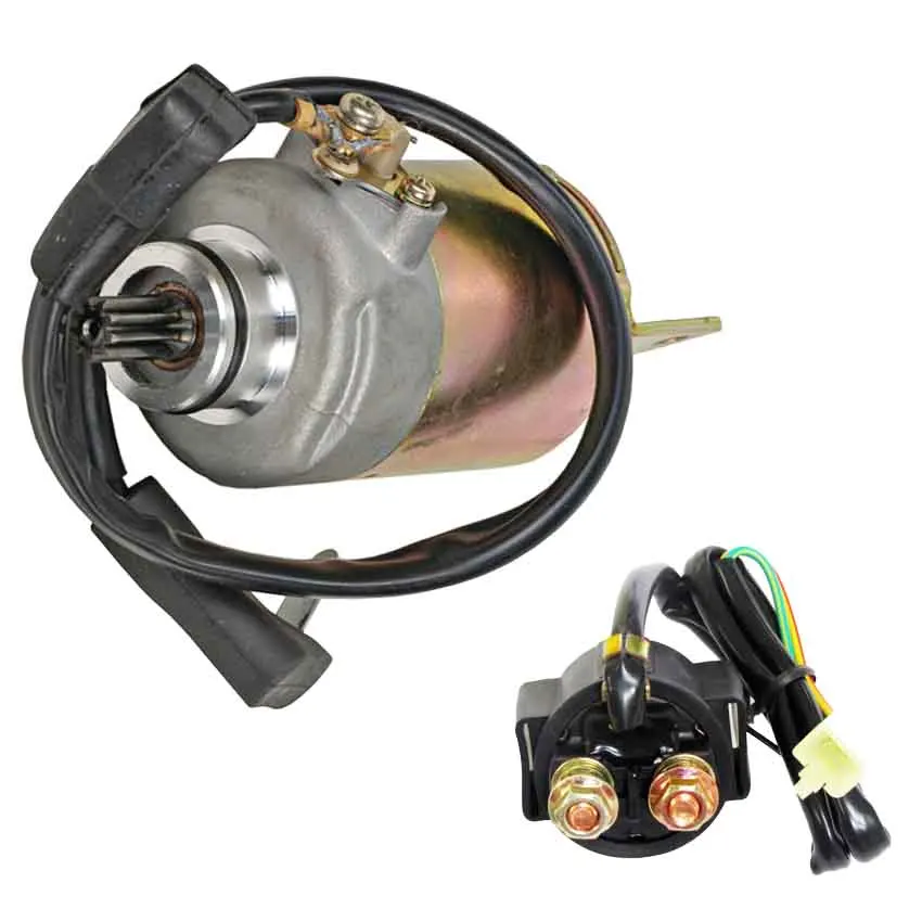 

12 Volt 8 Teeth PMDD Starter Replacement for Polaris Phoenix 200 196cc 2005-2009 Sawtooth 200 2006 2007 0453024 0453778 045494