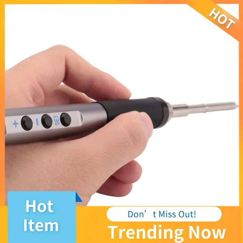

AB08-PTS100 T12 PD 65W Electric Soldering Iron Solder Welding Station CNC Metal Body OLED Display Temperature Adjustable