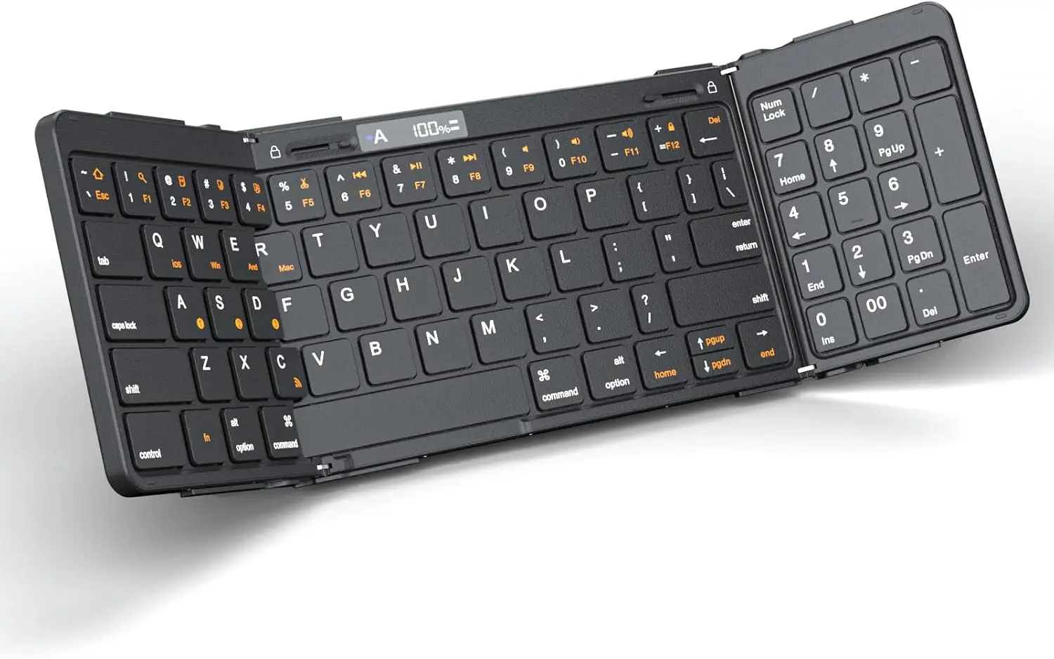 

Foldable Bluetooth Keyboard - Portable Wireless for iPad, iPhone, Tablet, PC & Laptop