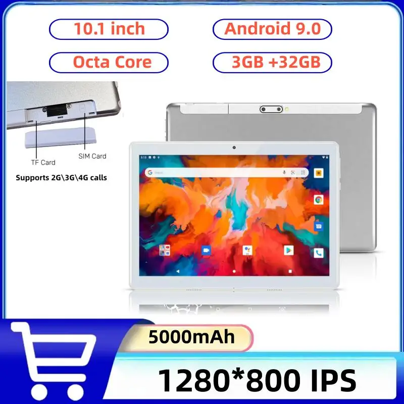 

Планшетный телефон MLS 10.1 дюйма с поддержкой 2G/3G/4G, Android 9.0, восьмиядерный процессор MTK9863, GSM, 3 ГБ ОЗУ, 32 ГБ ПЗУ, IPS 1280*800, аккумулятор 5000 мАч