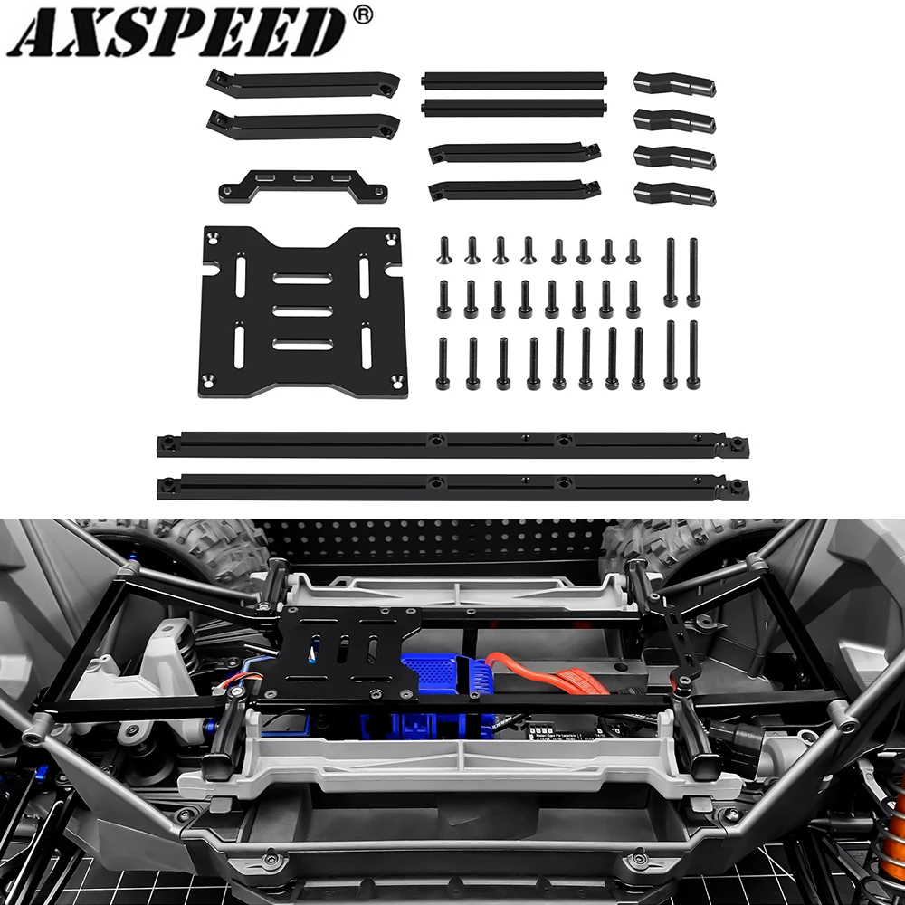 

AXSPEED Aluminum Alloy Chassis Top Brace ESC Mount Plate for 1/5 T-RAXXAS X-MAXX Upgrade Accessories