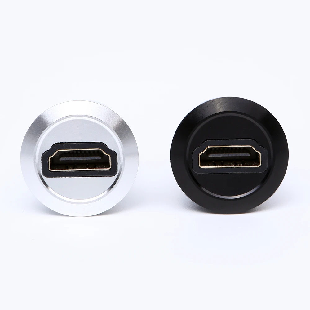 

Разъем USB 22 мм, монтажный диаметр, разъем HDMI «мама-папа» (серебристый или черный цвет)