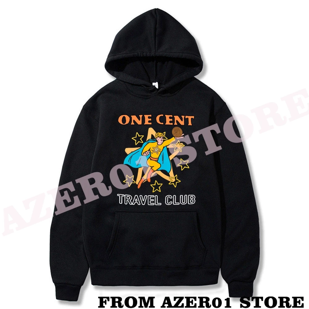 

Ryan Trahan One Cent Travel Club Merch Hoodies Winter Men/Women Hooded Sweet Streetwear Long Sleeve Logo Sweatshirt