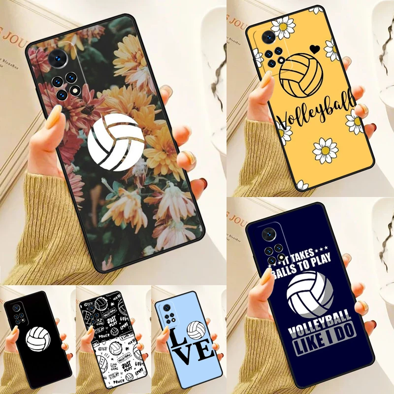 Volleyball Sport Case For Samsung Galaxy S24 Plus S23 S20 S21FE Lite S22 Ultra Note 20 S8 S9 S10 Phone Coque