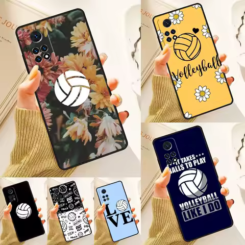 Volleyball Sport Case For Samsung Galaxy S24 Plus S23 S20 S21FE Lite S22 Ultra Note 20 S8 S9 S10 Phone Coque