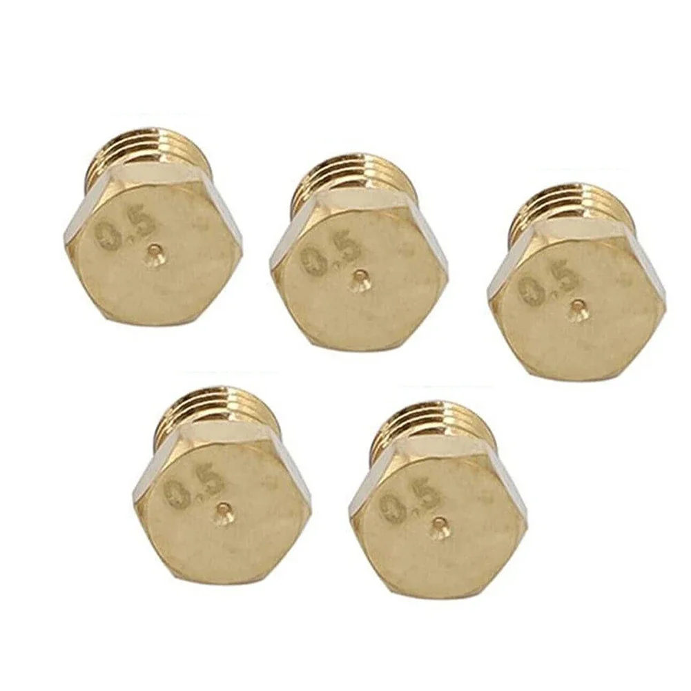 Metal Bicos para SABAF Burner, GLP Gás Jet Set, Hob LPG Conversão Kit, Propano Injector, 5Pcs