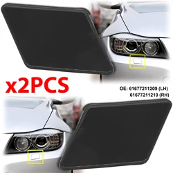 Headlight Washer Nozzle Cover Front Bumper Cap RH LH Unpainted For BMW E90 E91 325i 320i 335i 328i 352xi 61677211209 61677211210