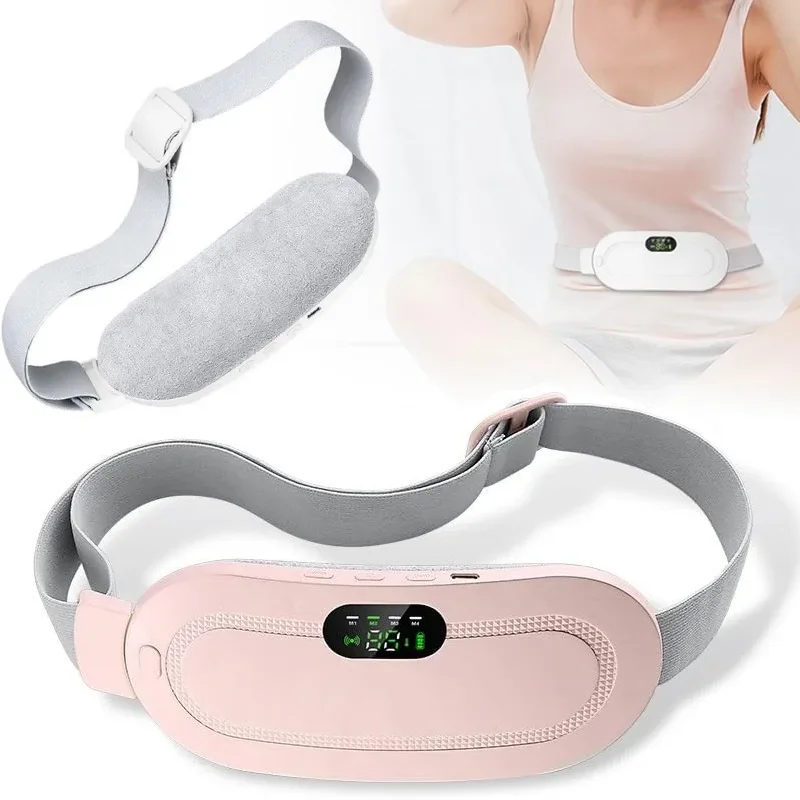 

Lady Menstrual Heating Pad Warm Palace Belt Relieve Menstrual Pain Hot Compress Massager Uterus Cold Dysmenorrhea Relieving Belt