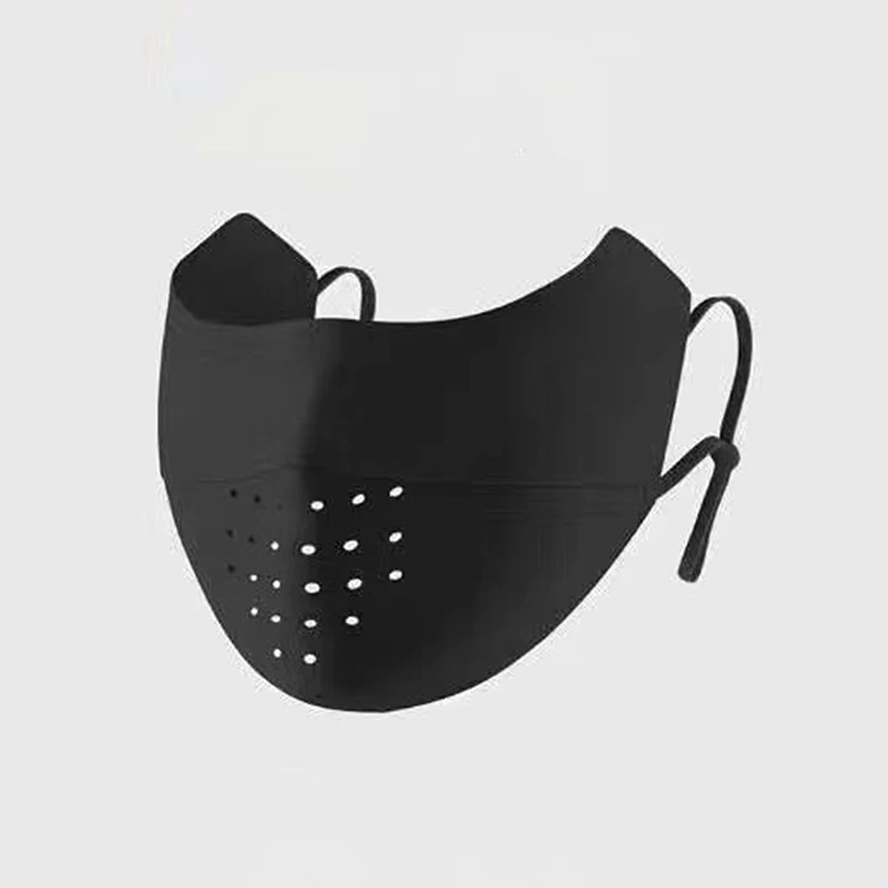 Ice Silk Face Mask UV Sun Protection Summer Adjustable Breathable Men Women Outdoor Running Cycling Sports Mask