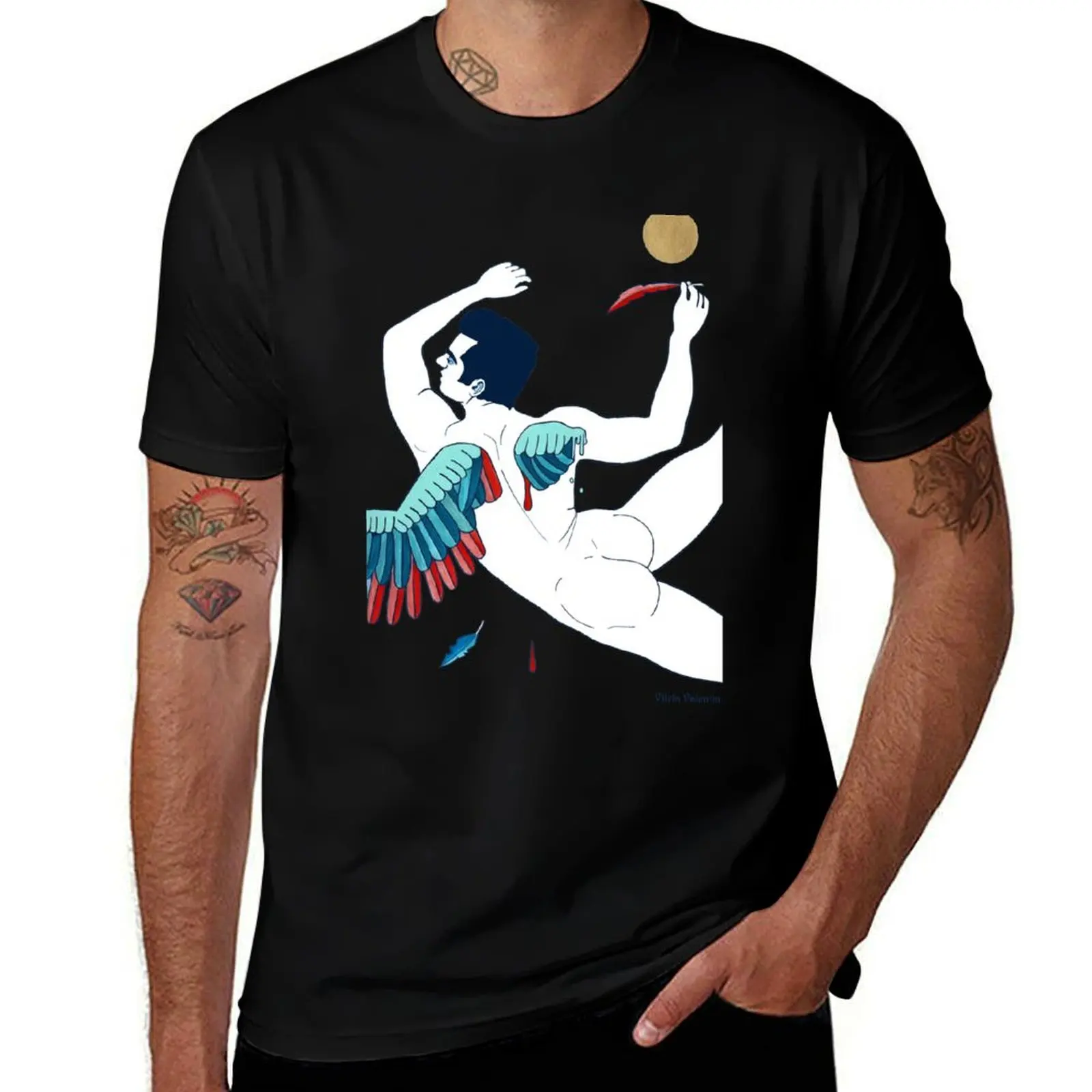 

The Fall of Icarus T-Shirt t shirt man plain t shirts for man graphic funny