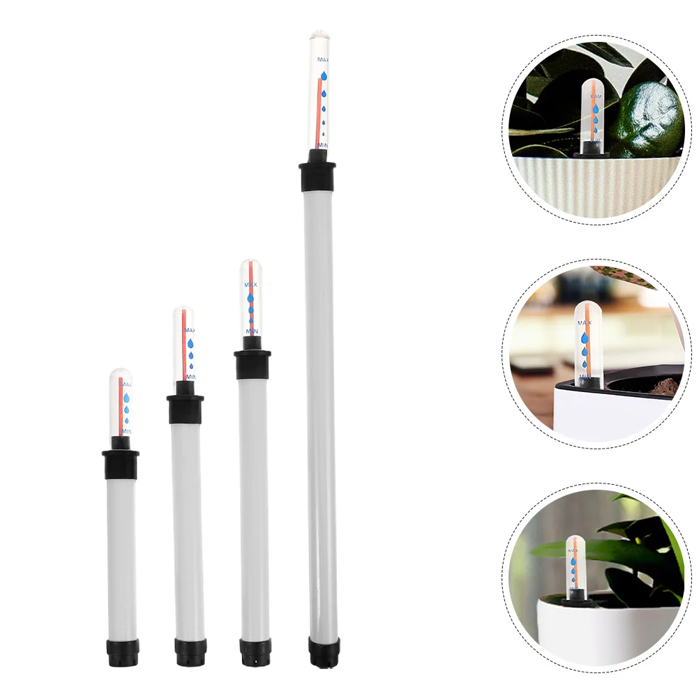 

4Pcs Water Shortage Reminder Meter Precise Design Easy to Understand Intuitive Water Level Display Buoy Flower Pot Meter