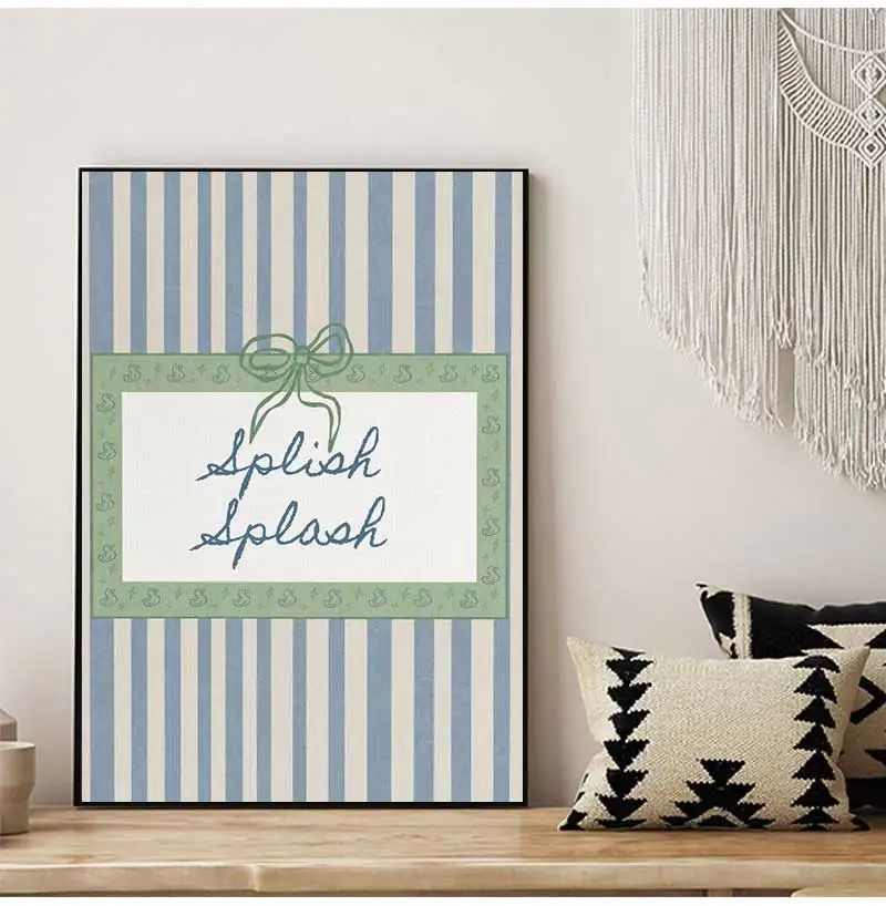 Vintage Chic Positive Quotes Christian Morning Scripture Aesthetic Poster Canvas Painting Wall Pictures Home Bedroom Decor