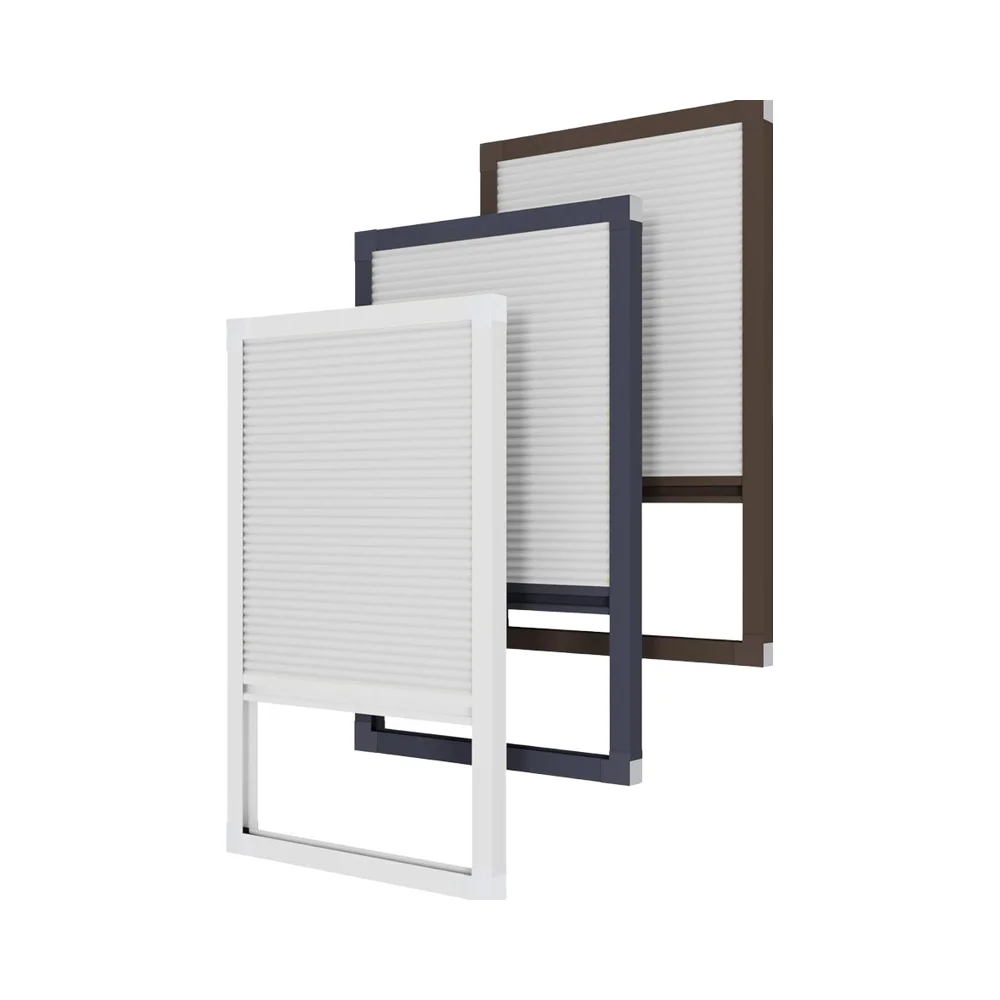 Europe Hot Selling White Color Privacy Child Safety Manual Cordless Skylight Honeycomb Blinds For Living Room