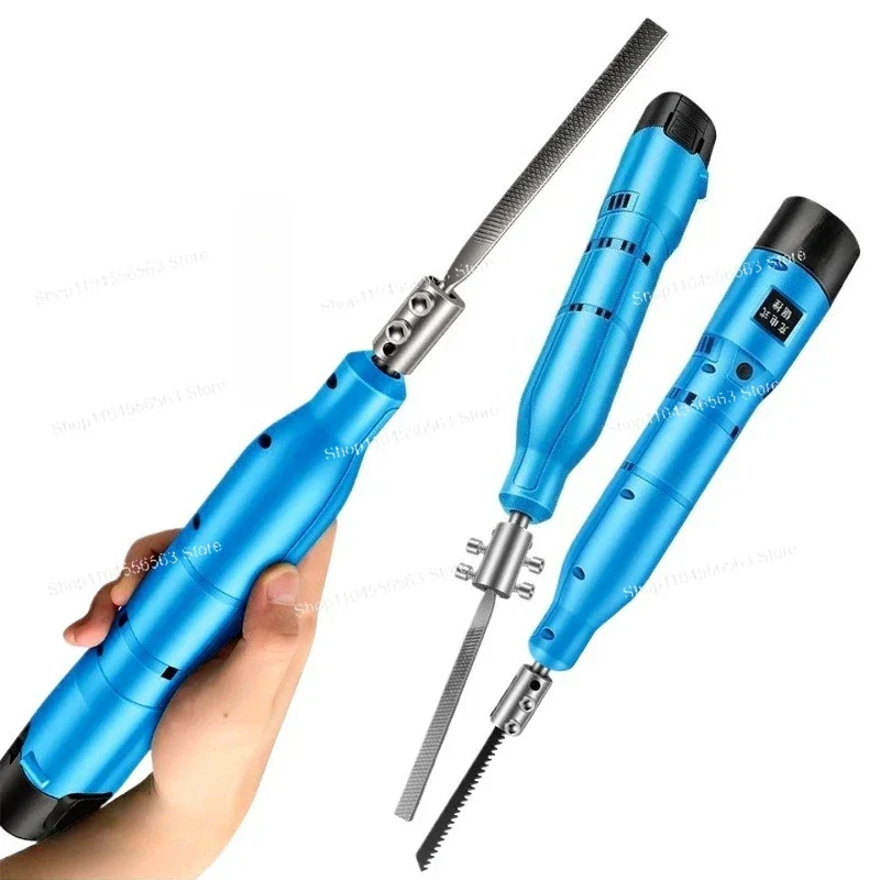 

12V Electric Small File Reciprocating Metal Grinding Tool Rubbing Iron Wrong Knife Machine Stabbing Knife Steel File Woodworking