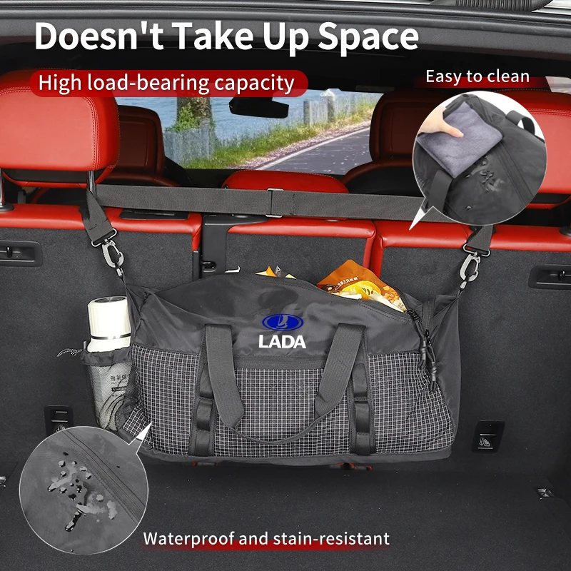 Car storage Oxford fabric luggage bag For Lada Priora Sedan Sport Kalina Granta Vesta Niva Largus Vaz Samara 2111 view 6