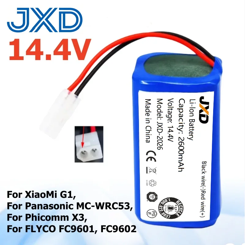 

Original For Xiaomi Replacement Battery H18650CH-4S1P For XIOMI MIJIA Mi Robot Vacuum-Mop Essential G1 SKV4136GL MJSTG1 battery