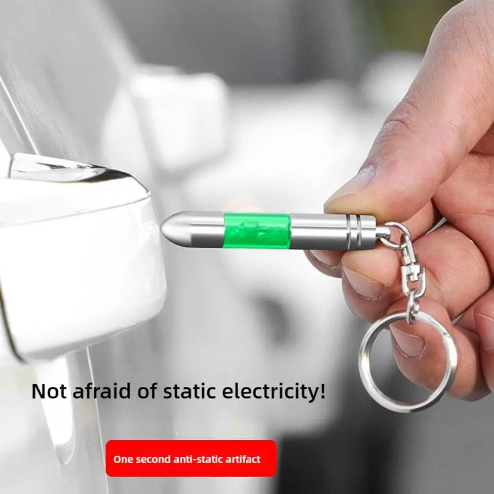Static Rod Electrostatic Discharger Human Body Static Eliminator Portable Anti-Static Keychain Static Electricity Remover