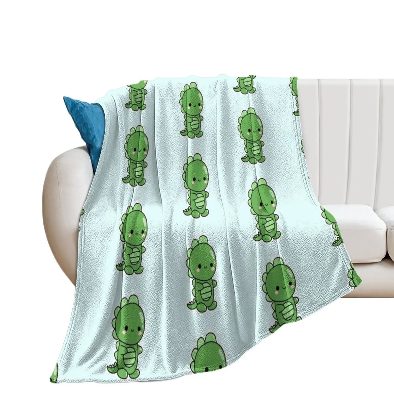 

Cute Kawaii Dinosaur Throw Blanket Single Kid'S Blankets