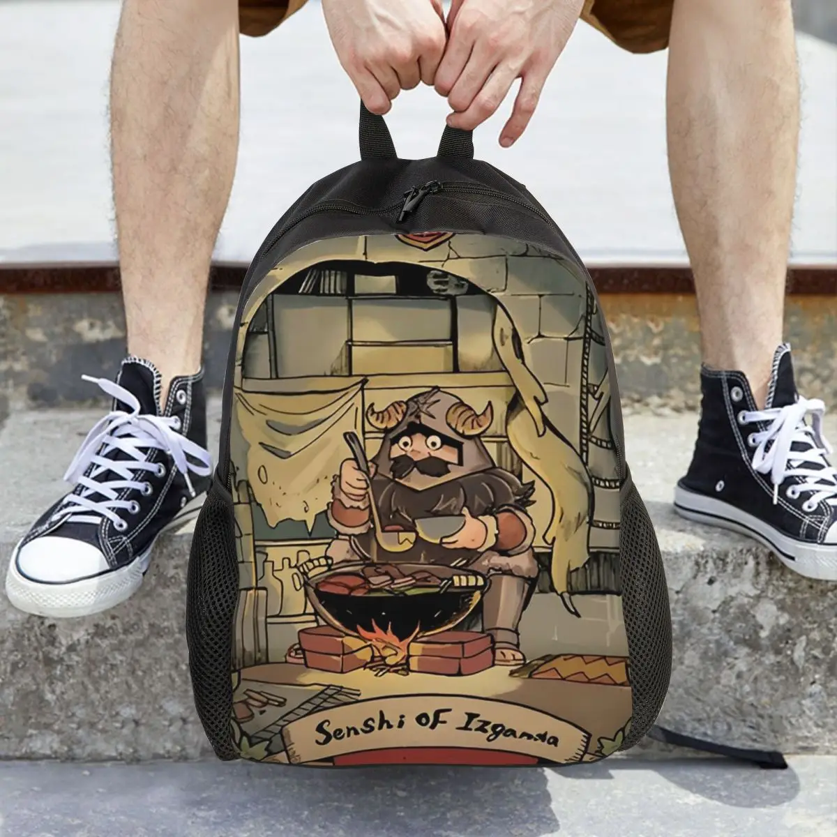 

Dungeon Meshi Delicious In Dungeon - Senshi Cooking Backpack Daypack Large Capacity Boys Girls BookBag School Bag Shoulder Bags