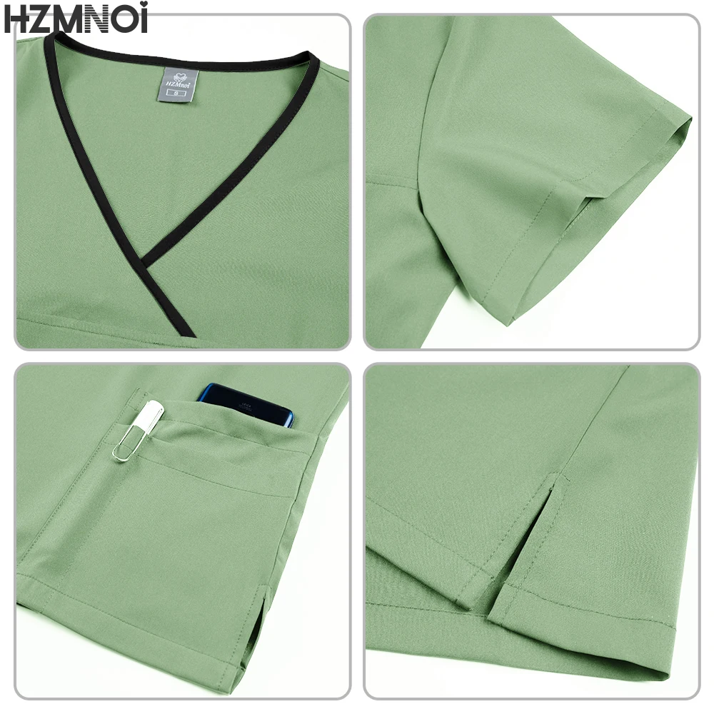 Nouvel hôpital pour animaux de compagnie clinique dentaire et salle d'opération ensemble uniforme de travail médical élégant pour les médecins et les infirmières dans le Salon de beauté