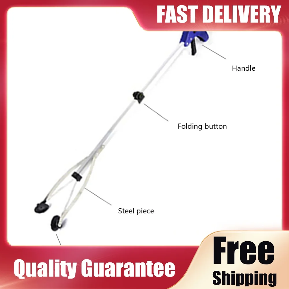 Trash Grabber Aluminum Alloy Trash Pickup Tool Strong Rubber Suction Cups Reacher Grabber Tool for Indoor/Outdoor/Workplace/Home