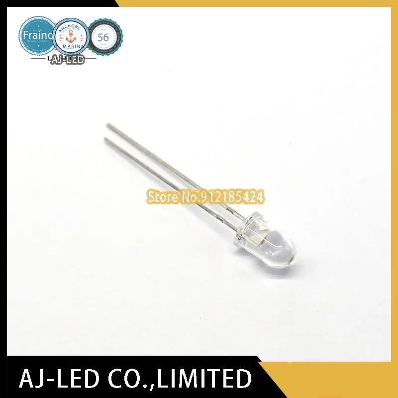 50pcs/lot PT333-3C Infrared Receiving Photodiode Wavelength 940nm Everlight 5mm Transparent F5 Smart Product new