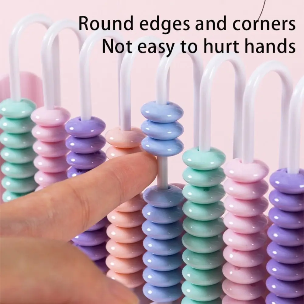 

Прочный с часами, счеты, образовательные инструменты для расчета родителей и унисекс, обучение математике и цифрам, инструмент для расчета арифметики, студенты