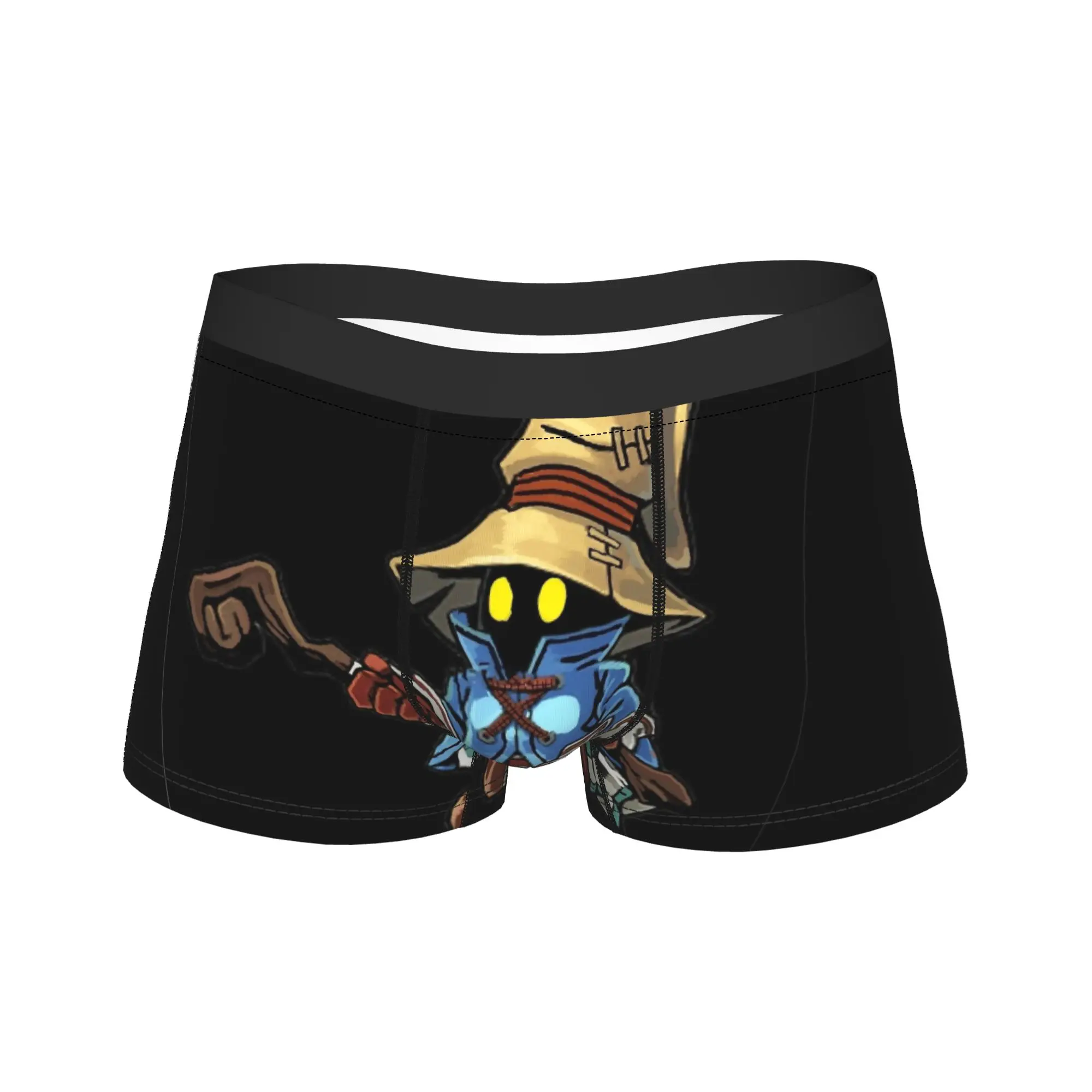 

Final Fantasy VIvi painting Underwear Print Trunk High Quality Male Underpants Sexy Soft Boxer Brief Birthday Present
