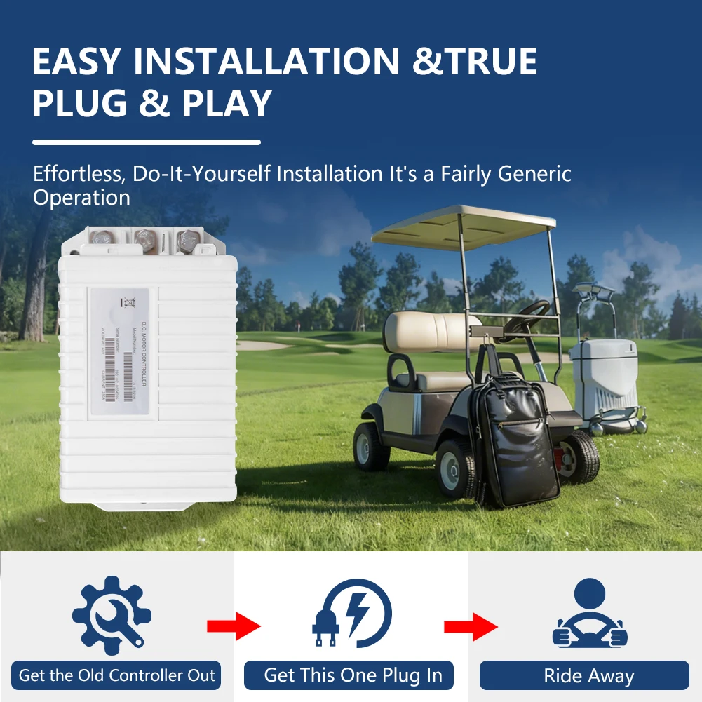 

Контроллер скорости двигателя 48В 250А 1515-5206 для гольф-каров Curtis Club Car Precedent Tempo Onward Carryall 2014 года выпуска и новее