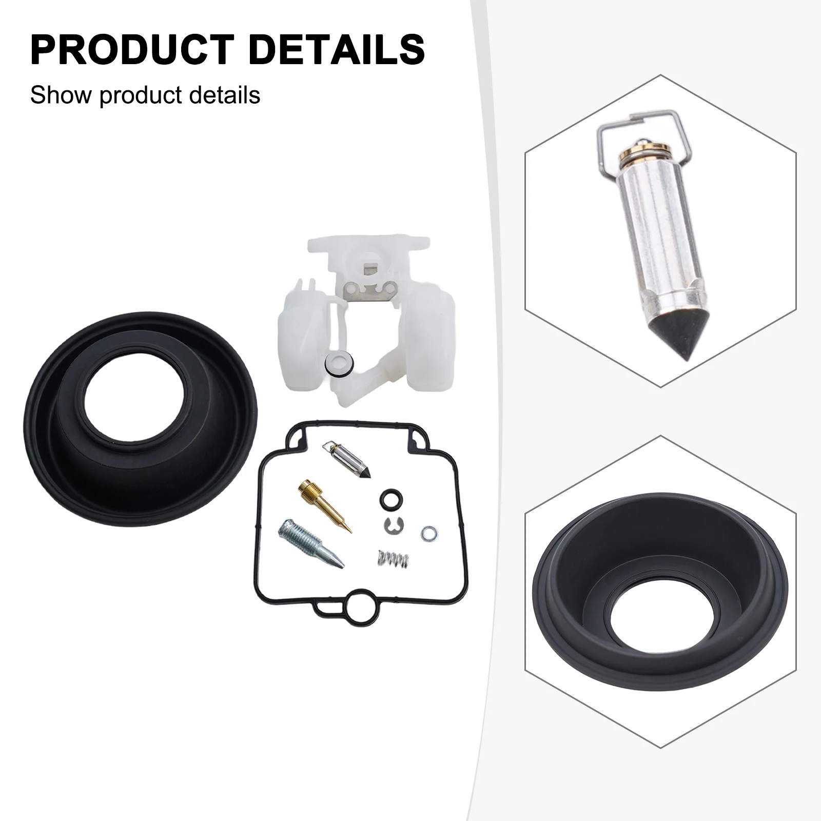 

Complete Assembly of Necessary Parts in a Carburetor Repair Kit for Suzuki DR650 (1991 2020) and For Mikuni BST40