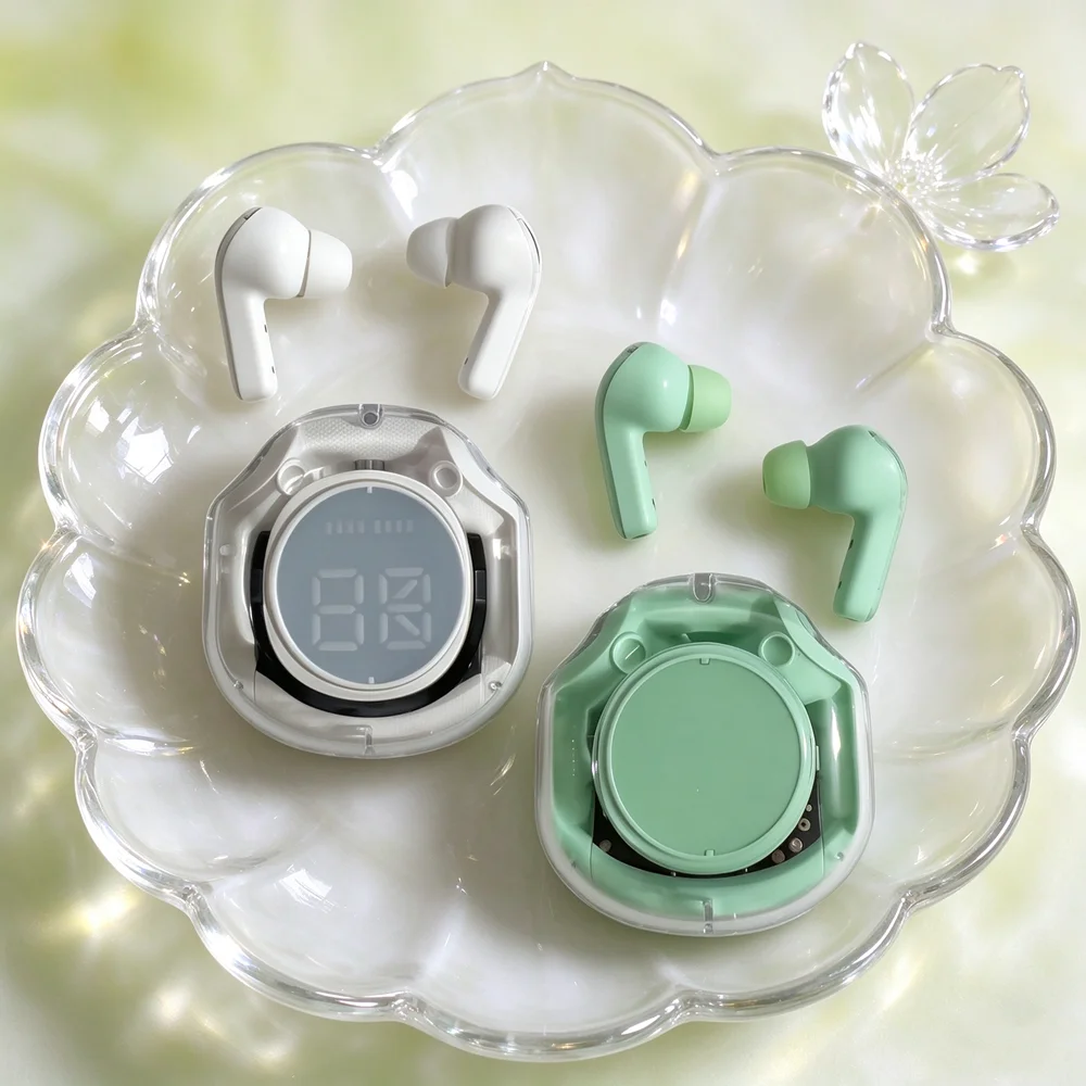 TWS Bluetooth Earphones Wireless Headphones Bring Delicate Sound Reproduction Soft Ear Contact Quick Pairing for Podcasts
