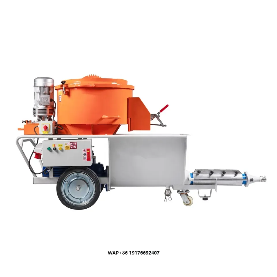 Cheap Cement Mortar Spraying Wall Plaster Spray Machine Mixing and Spraying Integrated Machine
