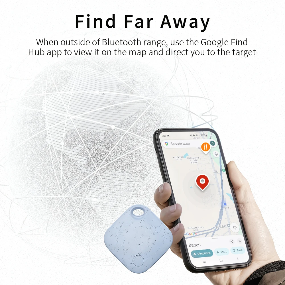 صديقة للبيئة لمسافات طويلة المقتفي تحديد المواقع بعيدا مكتشف لنظام أندرويد جوجل العثور على محور العلامة الذكية لسامسونج Xiaomi GMS #3