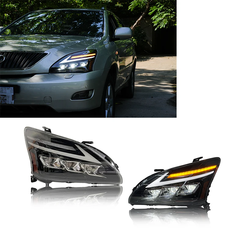 مصابيح LED للرأس لكزس RX 1998-2002 RX330 DRL بدء تشغيل الرسوم المتحركة المتتابعة بدوره الضوء