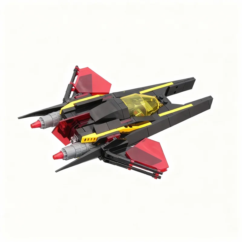 NEW 293PCS MOC Space Exploration Blacktron Interceptor Model Collectible Display DIY Creative Building Blocks Gift Building Set