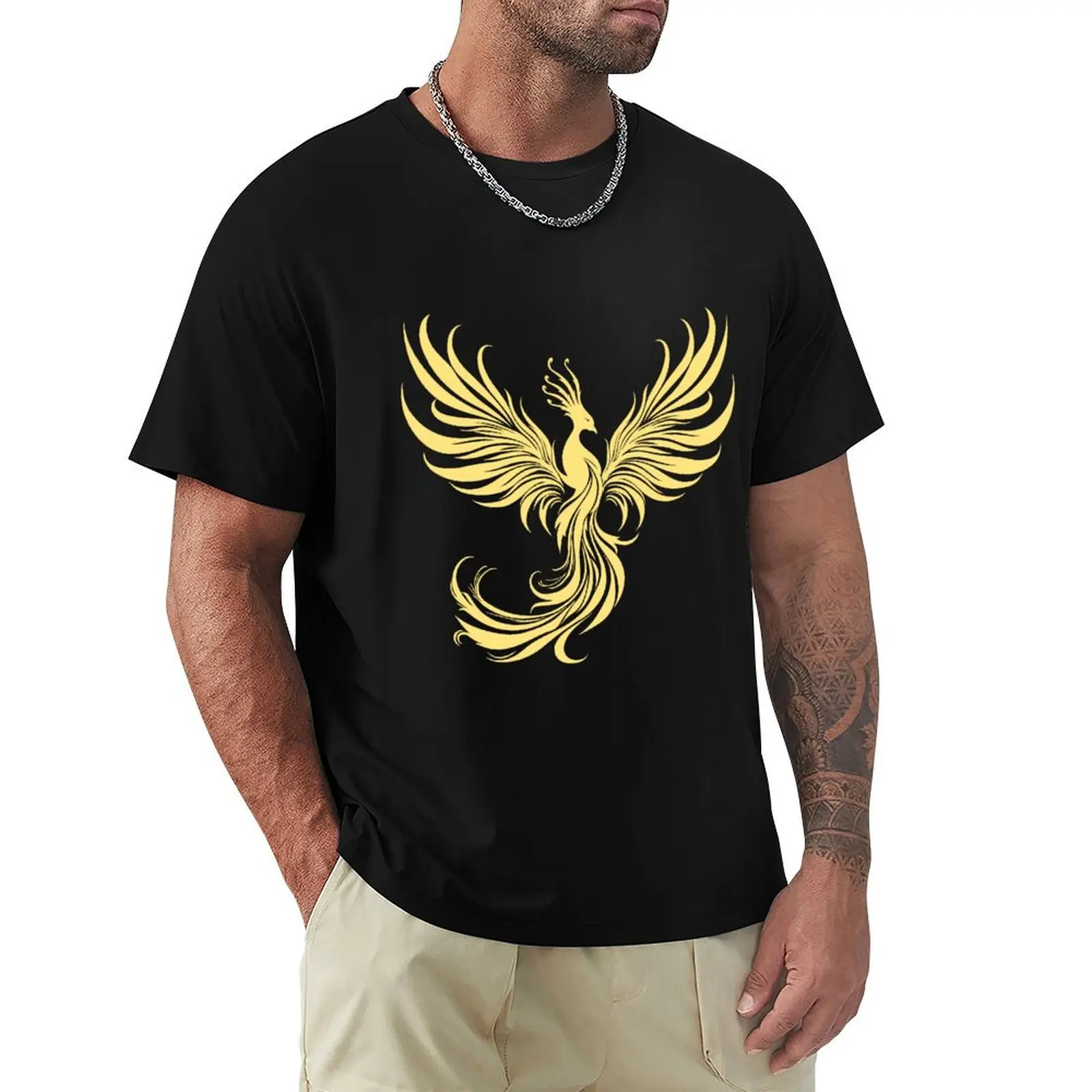 

Phoenix gold. T-Shirt customs design your own plus sizes mens funny t shirts